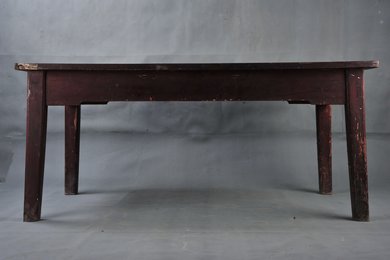 20世纪紫檀面大条桌