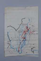 20世纪中坝战役示意图