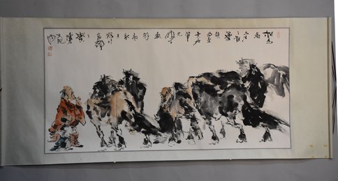 2008年王树忠“但愿长醉不复醒”卷轴