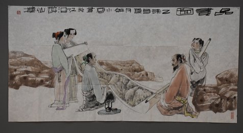 2015年鲜小云品画图横批