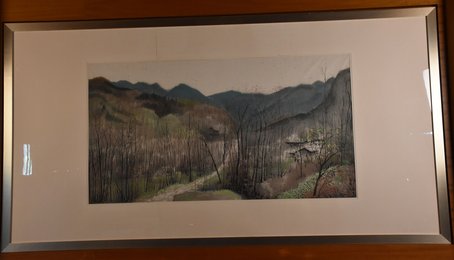 2013年宿利羣匡山辛夷花卷轴