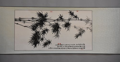 2014年郑翼翔慈母竹卷轴