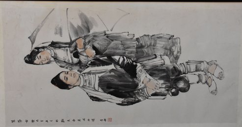 2015年李青稞李白诗意《巴莎女》卷轴