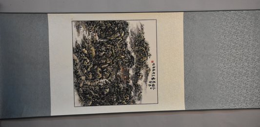 2015年徐庆雄《太白故里是我家》卷轴