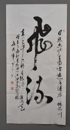 2017安兴军行草《望庐山瀑布》条幅