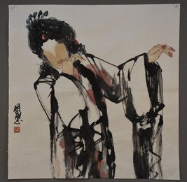 邝明惠绘画《人物》