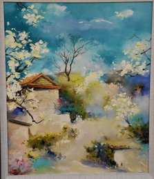2018李长江绘画《春》油画