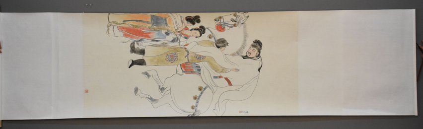 2019季待君绘画《李白醉了》