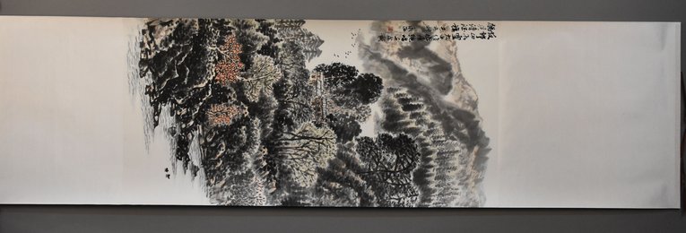 2019罗永正绘画《夜郎山水》