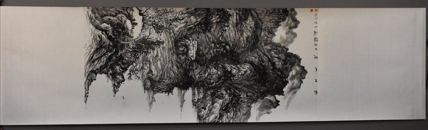 2019王才火绘画《黔北山居图》