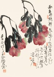 2023年邓家福美术《西王母桃》