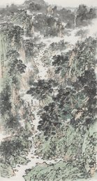 2023年陈开昭美术《蜀道难诗意》