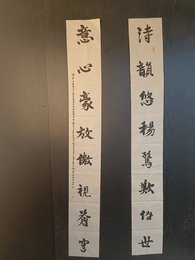 2024年来荣娜书法《李白诗》