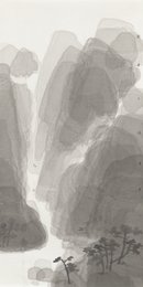 2025年杨波绘画《轻舟已过万重山》