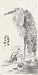 2025年李婉琪绘画《寒汀》