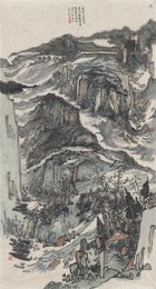 2025年杨子川绘画《蜀道奇峰》