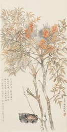 2025年谢佳倪绘画《访戴天山道士不遇》