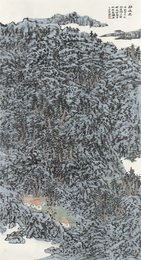 2025年甘世团绘画《静夜思》