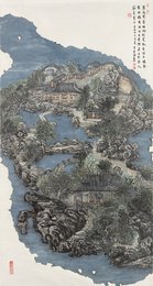 2025年覃慧珍绘画《苏台揽古》