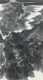 2025年高林绘画《轻舟已过万重山》