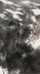 2025年刘晓东绘画《蜀道难》