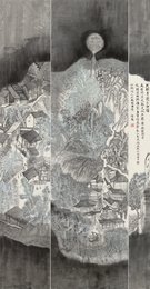 2025年胡佳艳绘画《月照青莲太白楼》