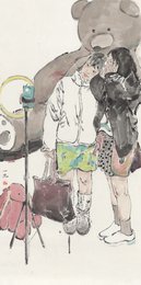 2025年崔一凡绘画《定格时刻》