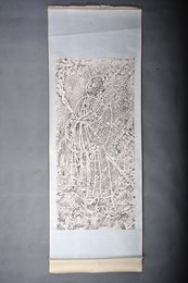 现代拓匡山太白像碑拓片